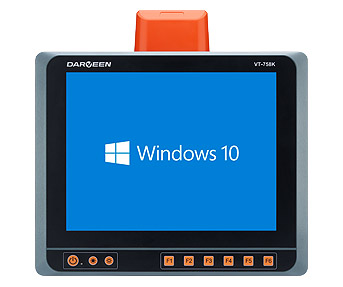 Windows7/10 车载电脑 VT-758K 工业车载电脑抗震触摸屏10.1寸电脑