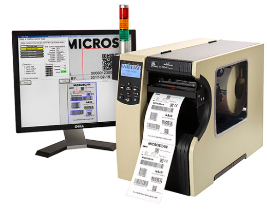 Microscan LVS7510 can be used to verify systems in online barcodes